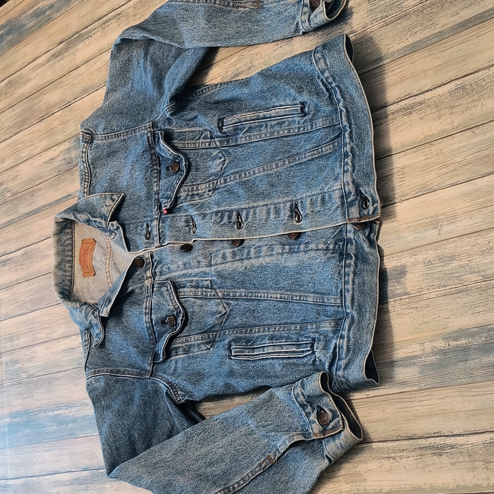 Vintage Levis Strauss Trucker Jacket Adult Sz 38